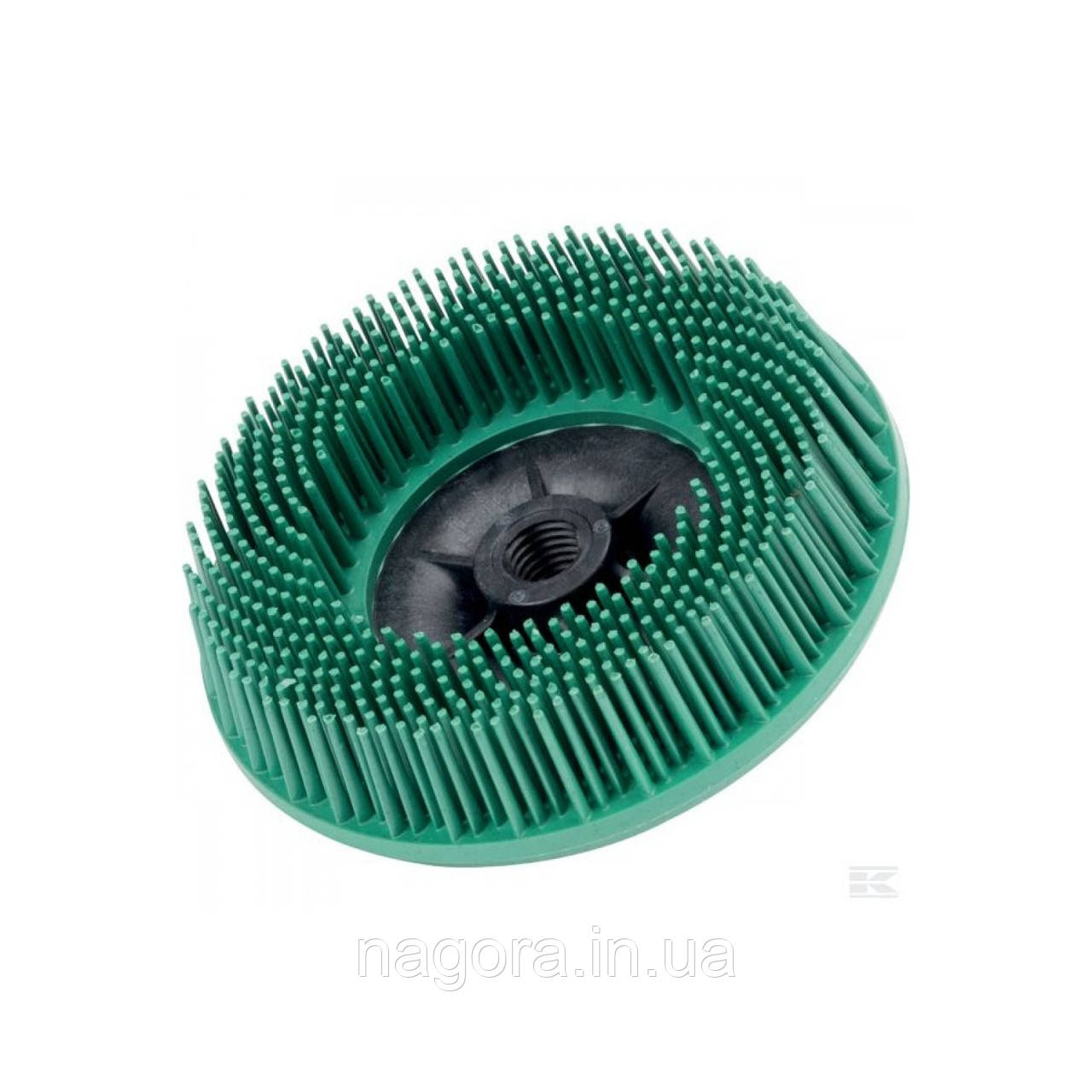 Торцева щітка 3M Bristle BD-ZB ø115 мм P50 М14 зелена Scotch-Brite, фото 1