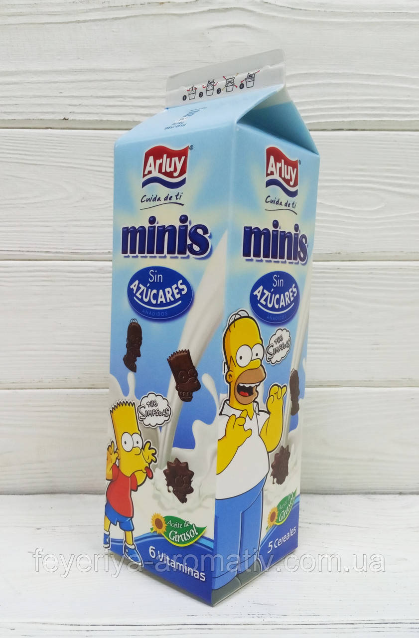 Шоколадні пластівці без цукру Arluy Minis The Simpsons, 275г (Іспанія)