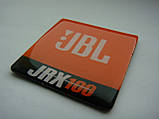 Значок, наклейка, логотип (пластик) 50x50mm на сітку колонки JBL JRX100, фото 2