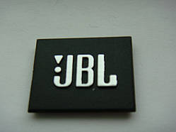 Значок, наклейка, логотип (пластик) 27x22mm на сітку колонки JBL