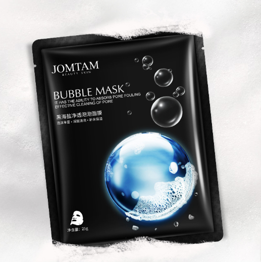 Тканинна очищуюча бульбашкова маска для обличчя JOMTAM Pure Bubble Clean Mask
