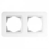 Подвійна рамка Gunsan RADIUS біла 01 37 12 00 000 141