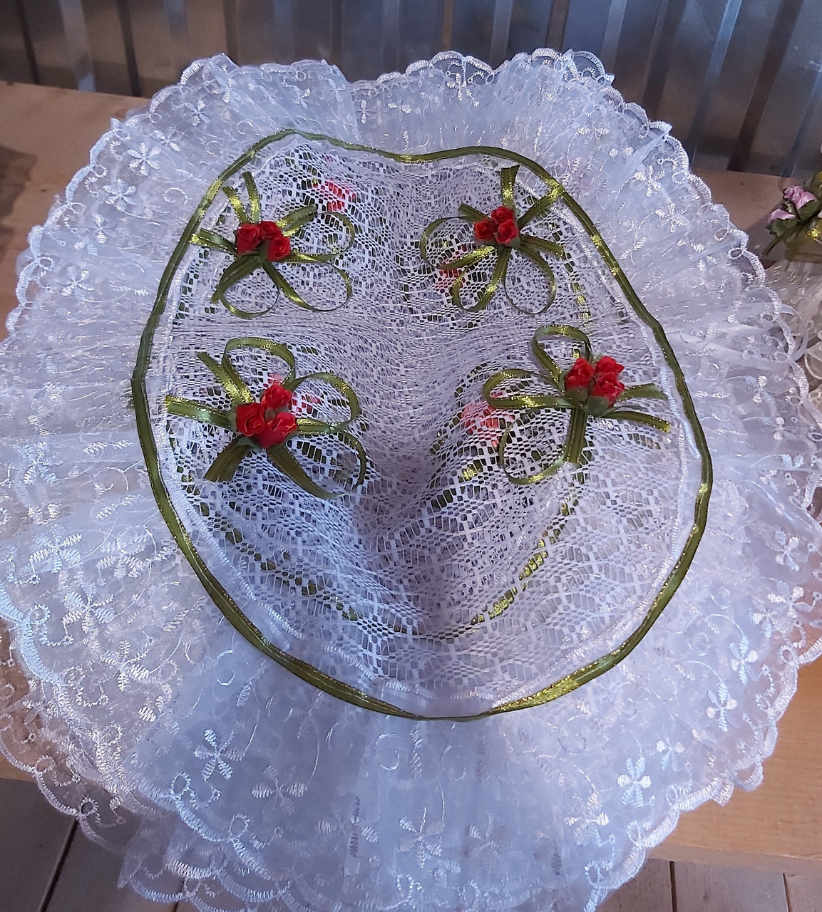 Святкова серветка на Великодній кошик