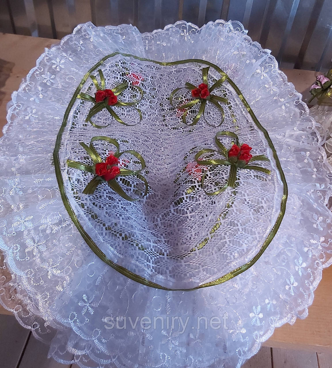 Святкова серветка на Великодній кошик