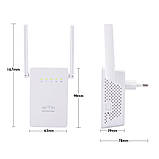 Підсилювач WIFI сигналу ретранслятор репітер 300 Мбіт/с із 2 антенами, фото 2