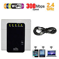 Підсилювач WIFI Repeater сигналу ретранслятор 300 Мбіт/с Black