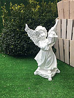 Садова фігура ангел з ліхтариком (висота 36 см )