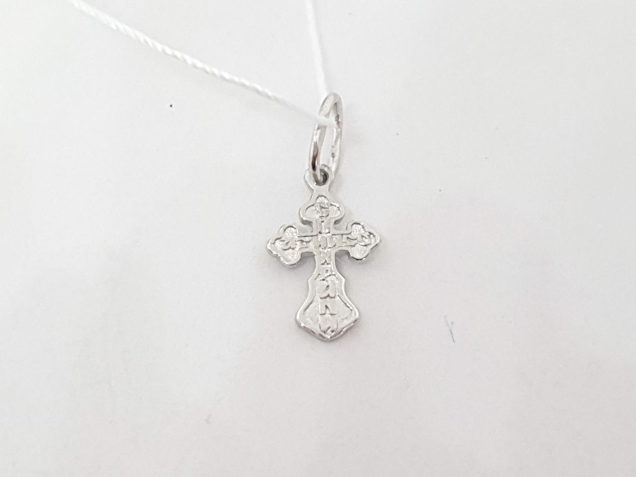 Срібний хрест Розп'яття Христа.   31049Р