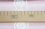 Мереживо білого кольору ширина 4,2 см. No102-95, фото 4