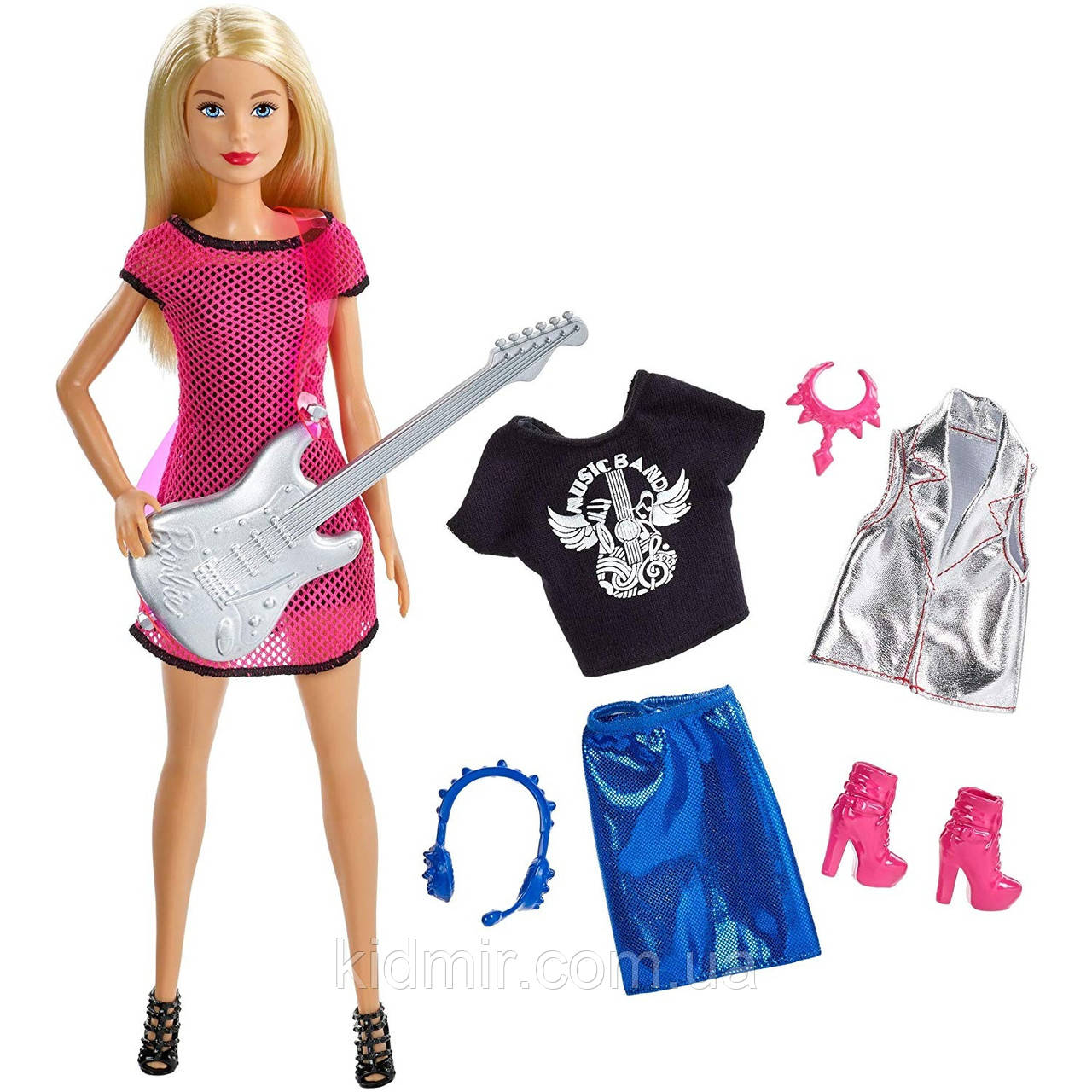 Лялька Барбі Музикант Рок зірка Barbie Musician Mattel GDJ34