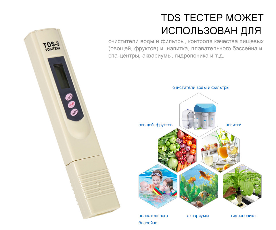 TDS-3 солемір вимірювач якості води
