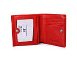 Невеликий жіночий шкіряний гаманець (902) червоний, фото 4