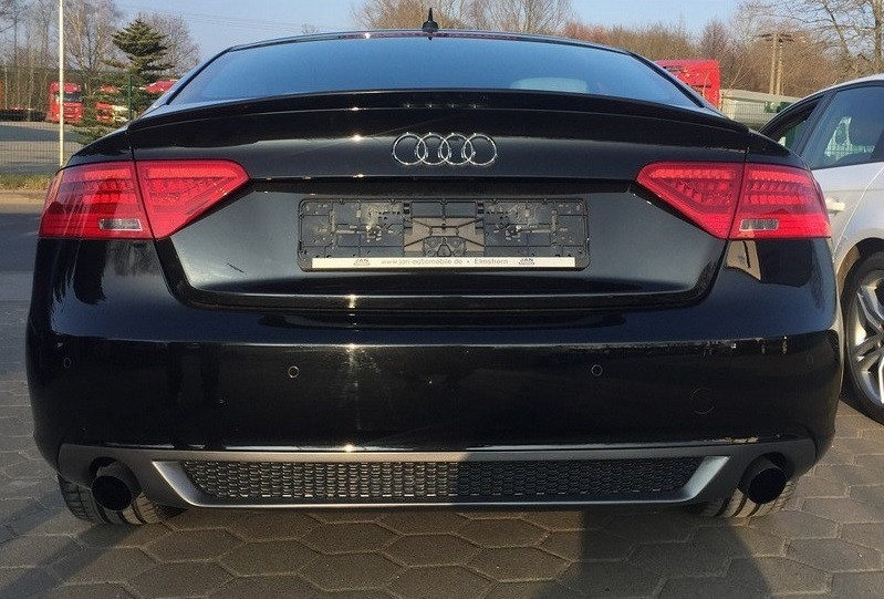 Дифузор заднього бампера спідниця Audi A5 8T Sportback (11-16) у стилі S-line