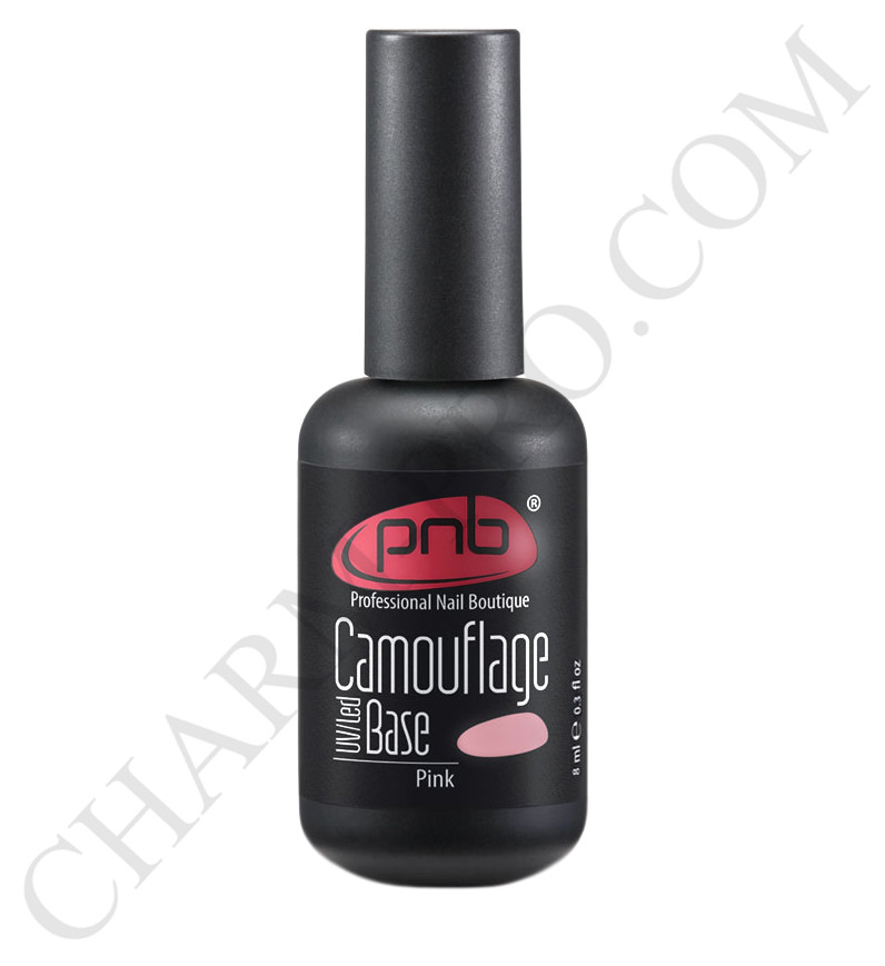 Камуфлювальна каучукова база PNB рожева UV/LED Camouflage Base PNB, Pink 8ml