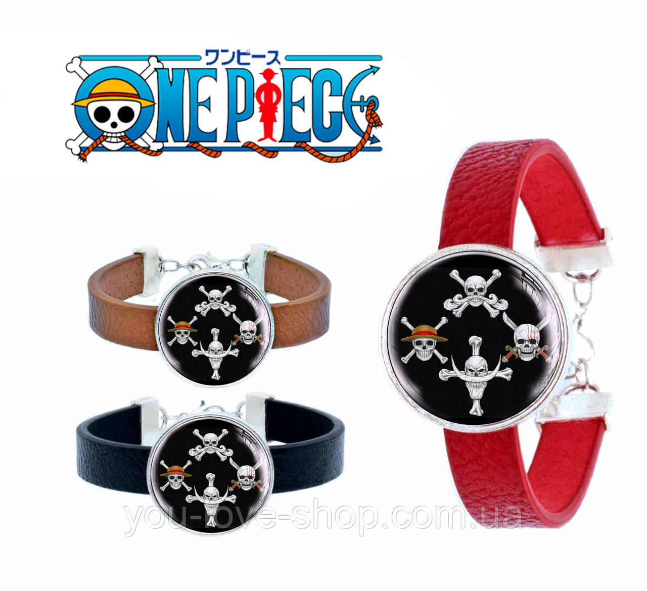 Браслет круглий Найсильніші пірати One Piece / Ван Піс, фото 1