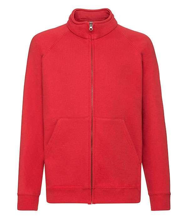 Дитяча класична кофта на замку Червоний 116 см, фото 1