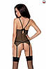 Еротичний корсет MELANIA CORSET black XXL/XXXL - Passion, фото 3