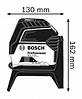 Нівелір лазерний GCL 2-50+приймач LR6+тримач RM1+стельовий затискач BM3//Bosch, фото 8