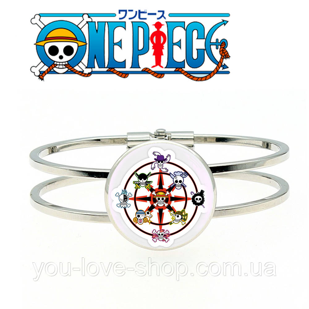 Браслет металевий Мугивары та інші One Piece / Ван Піс, фото 1