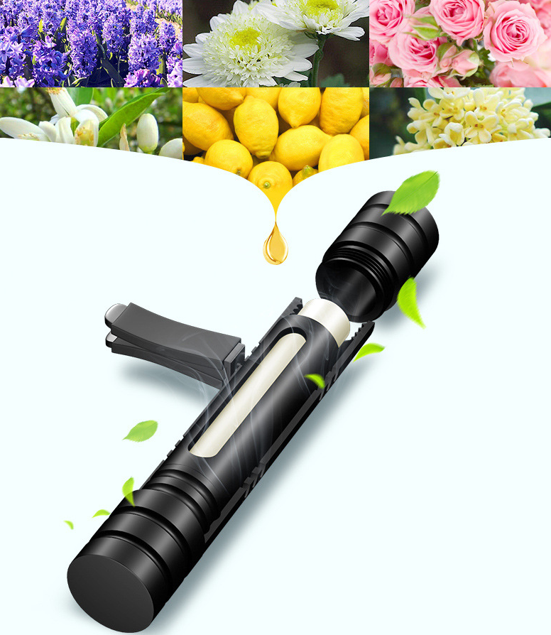 Освіжувач повітря в автомобіль CaryiM зі змінним картриджем Чорний, фото 1