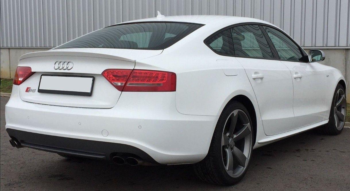 Спойлер Audi A5 8T Sportback тюнинг сабля стиль S5 (узкий)