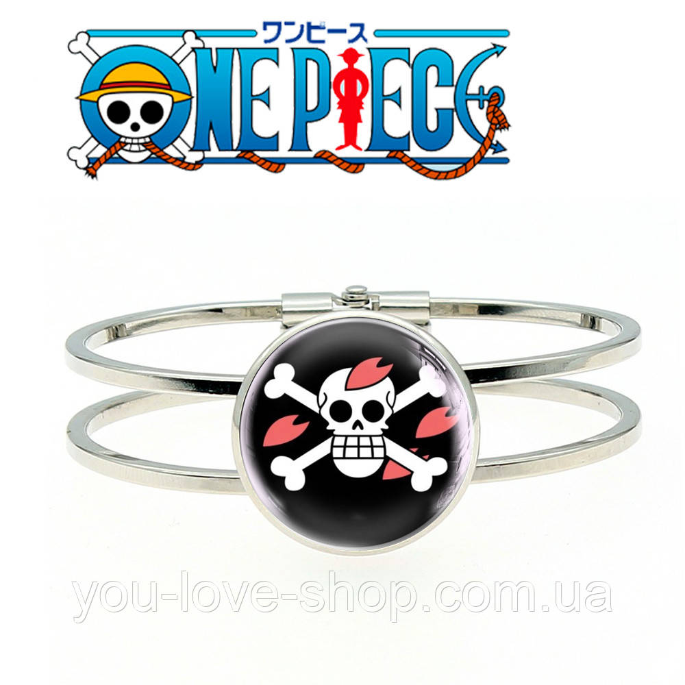 Браслет металевий Пірати One Piece / Ван Піс, фото 1