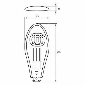 Світильник світлодіодний консольний EUROLAMP COB 30W, фото 2