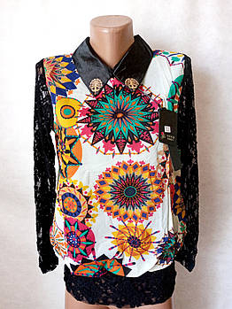 Блузи жіночі шифонові No601. Розмір 42,44,46,48.Квіти різні. От 16шт по 11грн.