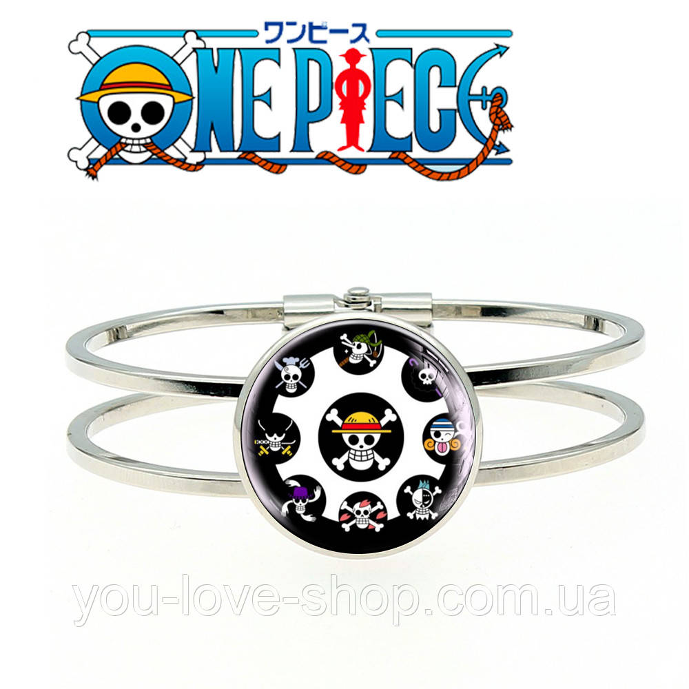Браслет металевий Піратська рулетка One Piece / Ван Піс, фото 1