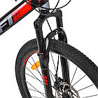 ВЕЛОСИПЕД СПОРТИВНИЙ 26 Д. G26ENERGY A26.1 ЧОРНО-ЧЕРВОНИЙ, фото 4