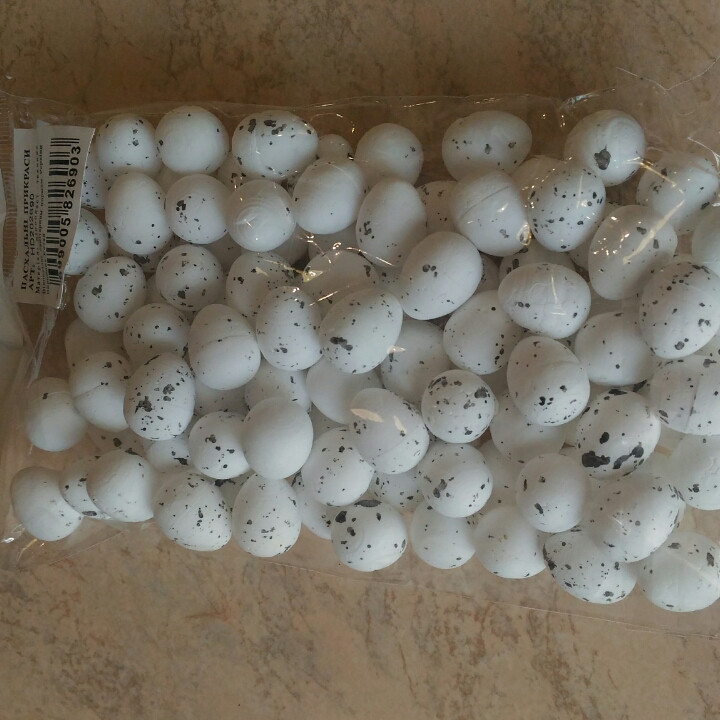 Яйце перепелине 2 см біле, фото 1