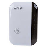 Wi-Fi Repeater підсилювач ретранслятор 300 Мбіт/с White, фото 3