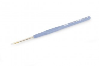 Гачок для в'язання сталевий No1 TULIP Etimo-блакитна ручка