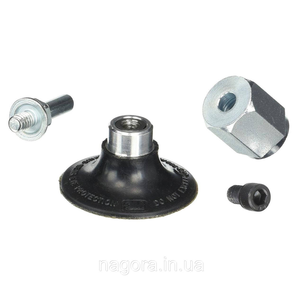 Оправка 3M Roloc ø 50 мм зі шпинделем під цангу 6 мм і адаптером, фото 1