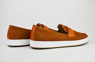 Мокасини DD 714 Руді нубук, фото 3