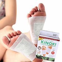 Пластырь очищающий для стоп Kinoki (GIPS), лечебный пластырь для стоп, Детокс пластырь, Пластырь антитоксин