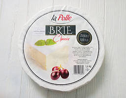 Сыр Бри с белой плесенью классический la Polle Brie Classic 1,6кг (Польша)