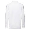 Дитяча Сорочка Поло з довгим рукавом 65/35 Білий 164 см, фото 2
