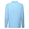 Дитяча Сорочка Поло з довгим рукавом 65/35 Небесно-Блакитний 152 см, фото 2