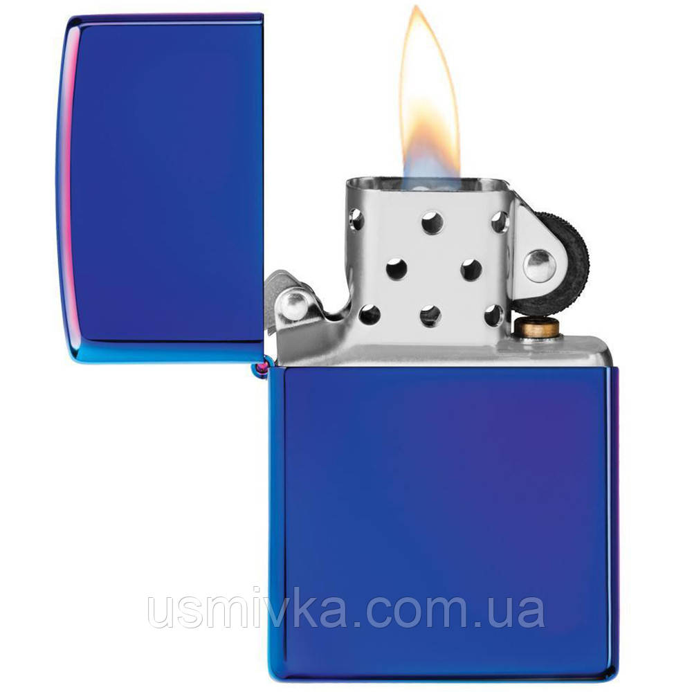 Зажигалка Zippo 29899 High Polish Indigo - фото 2 - id-p917703990