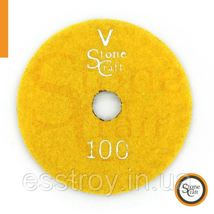 Металізований алмазний шліфкруг V No 100 d 100 мм ST1, фото 3