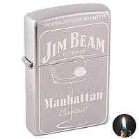 Зажигалка Zippo 200 Brushed Chrome Матовый хром