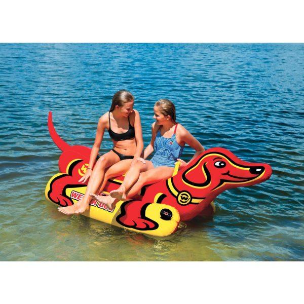 Надувна водна плюшка двомісна WOW WEINER DOG 2 TOWAВLE, фото 1