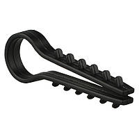 Кріплення для кабелю "Ялинка" кругле 12 мм (USMO-12) чорний