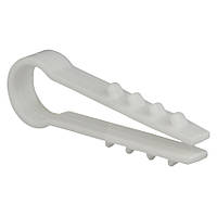 Кріплення для кабелю "Ялинка" круглий 10 мм (USMO-10) (100 шт.) білий