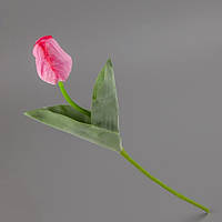 Тюльпан силікон, квітка штучний, 55 см, Дніпро