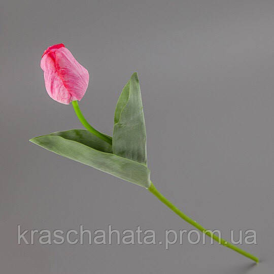 Тюльпан силикон, цветок искусственный, 55 см, Днепр - фото 1 - id-p898896790