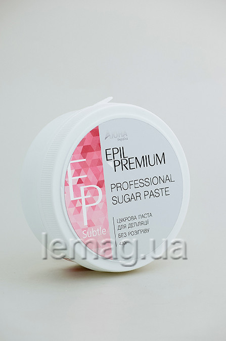 EPIL PREMIUM SUBTLE Цукрова паста 1-ULTRA SOFT, 430 г