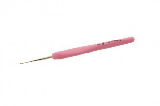 Гачок для в'язання No1.25 алюмінієвий TULIP Etimo рожева ручка