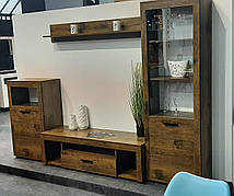 Стінка меблева для вітальні в сучасному Остін Світ меблів, колір дуб фрегат